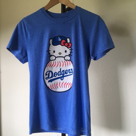 dodgers hello kitty shirt